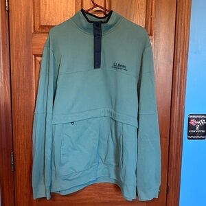 L.L. Bean 1912 Anorak Button-Up Pullover